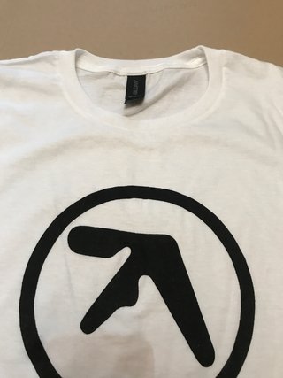 Aphex Twin logo white t-shirt