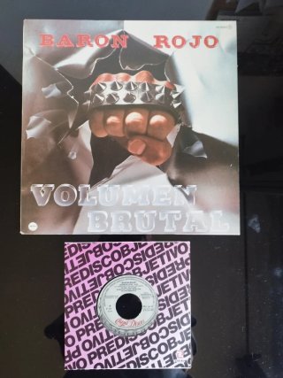 Vinilo Heavy Metal Rosa Negra