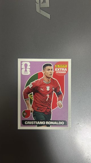 Cromos Extra Panini Cristiano Ronaldo CR7 Morado