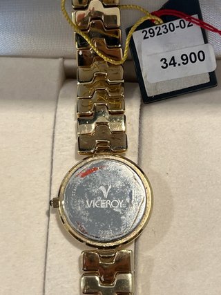 Reloj Viceroy Dorado y Blanco Original