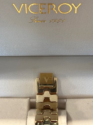 Reloj Viceroy Dorado y Blanco Original