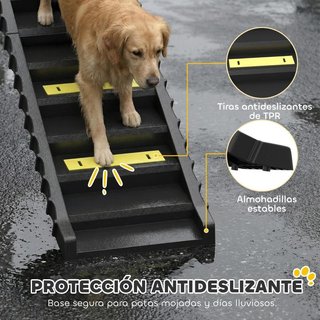 Rampa Perros Plegable 154cm Coche Antideslizante