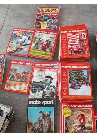 grande collezione riviste epoca "Motociclismo"