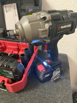 Parkside 20V Llave de Impacto + Baterías