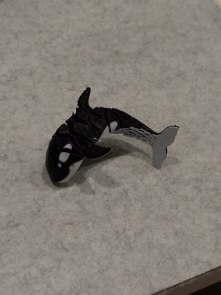Orca Stampa 3D Articolata Snodata
