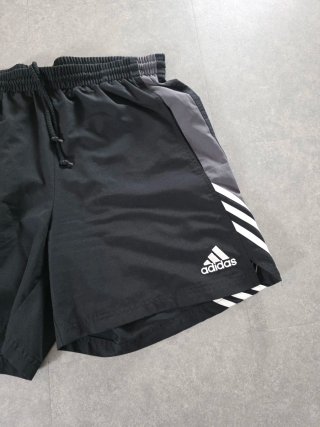 Adidas Shorts Uomo Neri Grigi Bianchi Tre Strisce