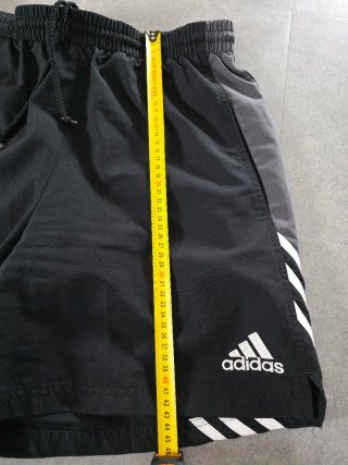Adidas Shorts Uomo Neri Grigi Bianchi Tre Strisce