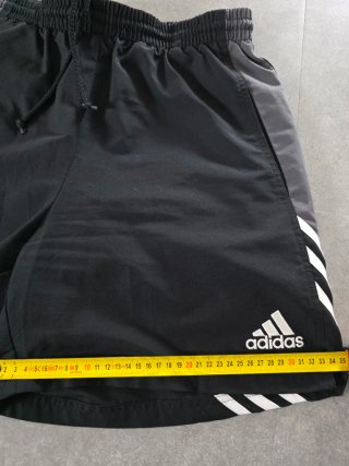 Adidas Shorts Uomo Neri Grigi Bianchi Tre Strisce