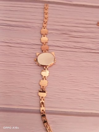 Relojes Hello Kitty Niñas Oro Rosa