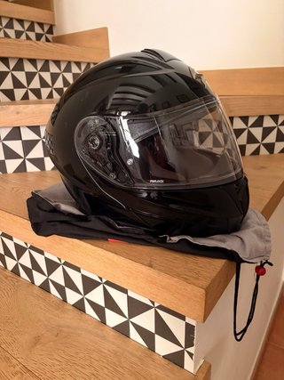 Casco integral moto negro seminuevo