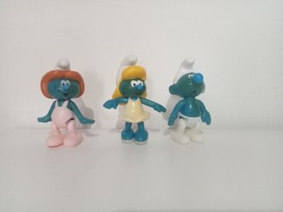 Lotto 3 Puffi Rari Vintage