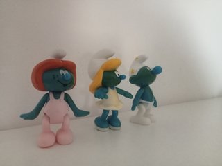 Lotto 3 Puffi Rari Vintage