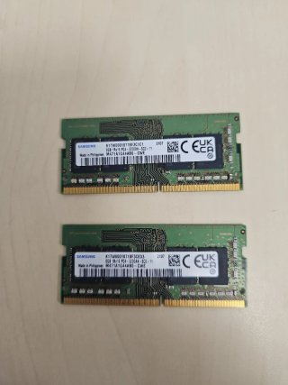 2x Samsung 8GB DDR4-3200MHz Módulos RAM