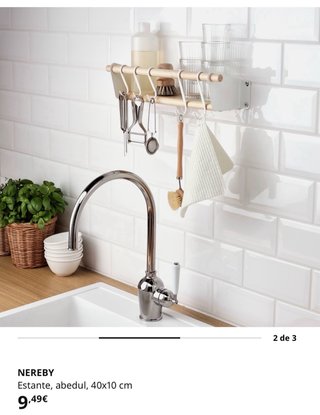 Scaffale Ikea Nereby Bianco