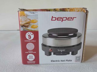 Placa Calefactora Eléctrica Beper 500W