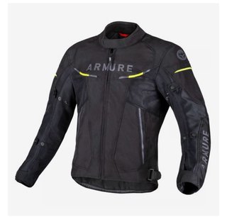 Chaqueta de moto ARMURE negra