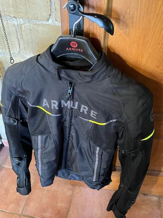 Chaqueta de moto ARMURE negra