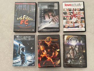 Lote 6 Películas DVD (Español/Inglés)