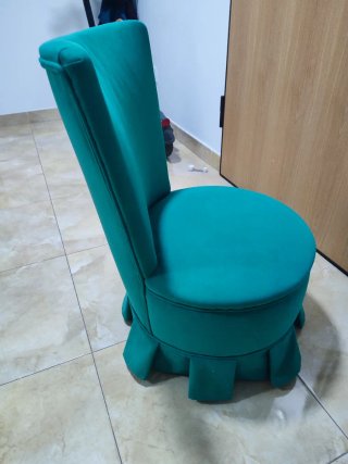 Silla descalzadora Vintage Teal