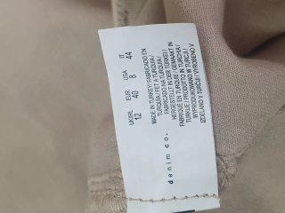 Pantalón cargo beige mujer talla 40