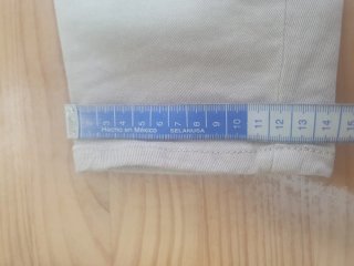 Pantalón cargo beige mujer talla 40