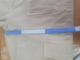 Pantalón cargo beige mujer talla 40