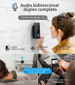 Timbre inalámbrico Ankway con cámara