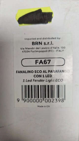 Fanale Post. Al Parafango