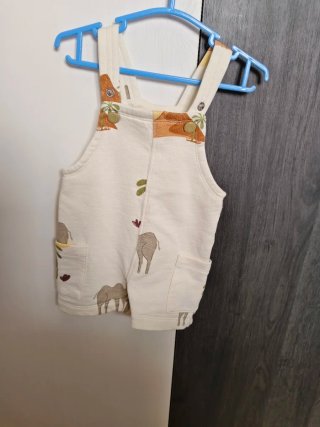 2 Petos y 1 Camiseta 6-9 meses