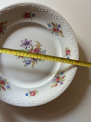 Piatto in porcellana vintage Lindner Kueps Bavaria