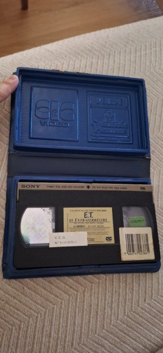 E.T. El Extraterrestre VHS, 1° edición 1982