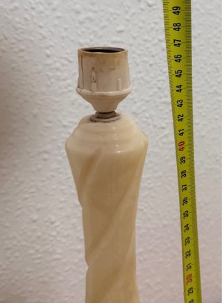 Antigua lámpara mármol