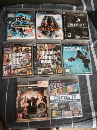 Consola PS3 + 8 Juegos