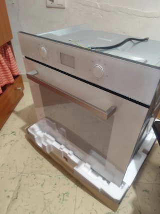 Horno Ikea BEJUBLAD Cristal blanco