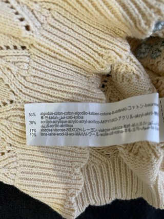 Top Zara tejido T8