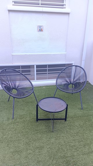 Conjunto 2 Sillas Acapulco + Mesa