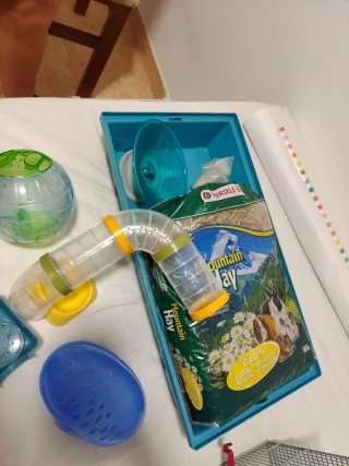 Jaula Hámster Completa con Juguetes y Comida