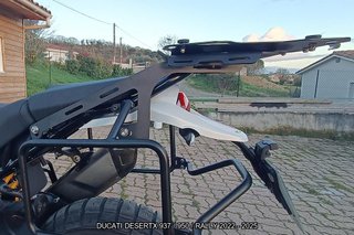 Soporte de baúl DUCATI DESERTX 937 950 2022 2025
