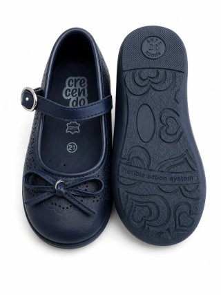 Zapatos infantiles azul marino Talla 21