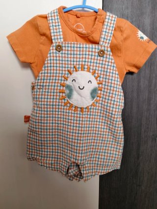 Peto y camiseta Boboli sol 6meses