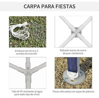 Carpa tubular 3x3
