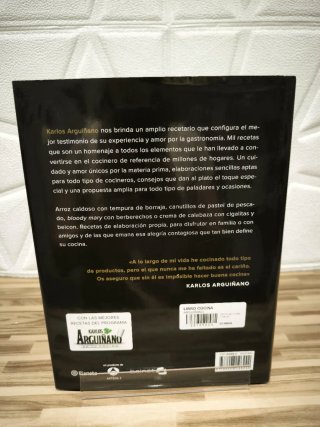 Libro cocina Karlos Arguiñano 1000 recetas de oro