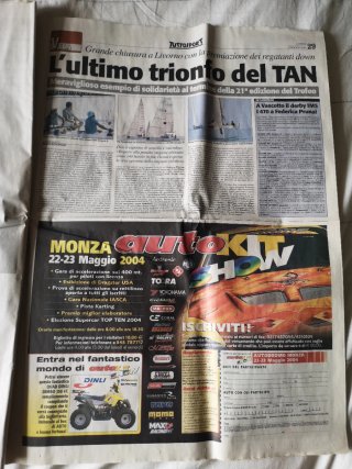 Giornale Tuttosport del 3 Maggio 2004
