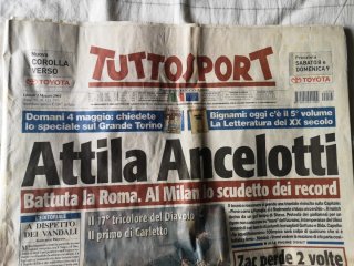Giornale Tuttosport del 3 Maggio 2004
