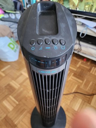 Ventilador Cecotec Negro