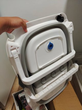 Bañera bebé plegable con termómetro