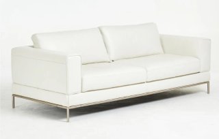 Sofá de Piel Blanco ARILD Ikea