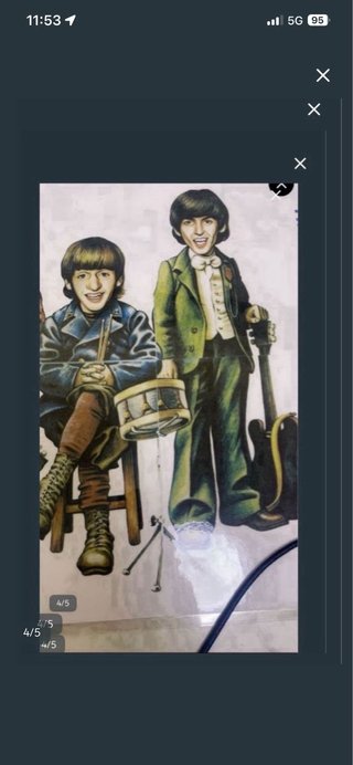 Cartel The Beatles Plastificado