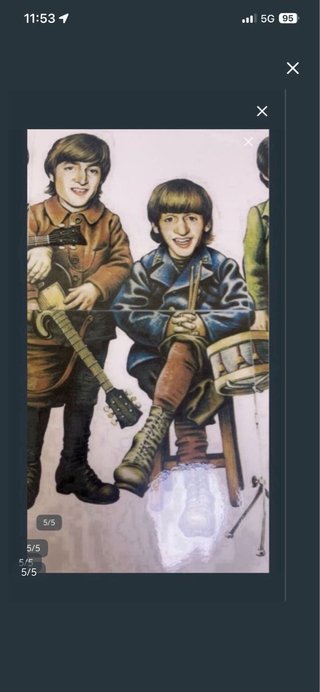 Cartel The Beatles Plastificado