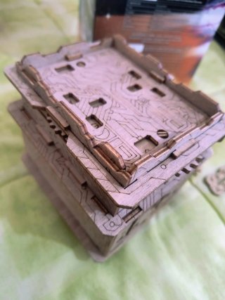 Cubo Puzzle Orbital Box Madera